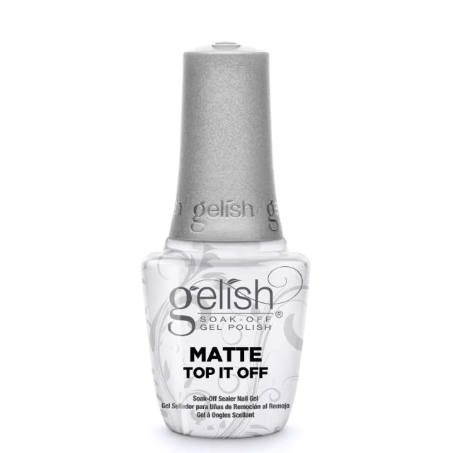 Gelish Matte Top It Off Gel Soak-Off Sealer Gel 15ml