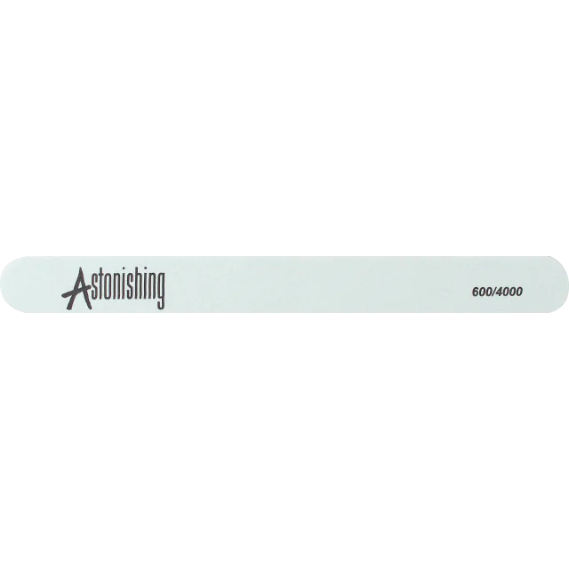 Astonishing Nails High Shine Straight Vijl 600/4000 (Green &amp; White) 50st.
