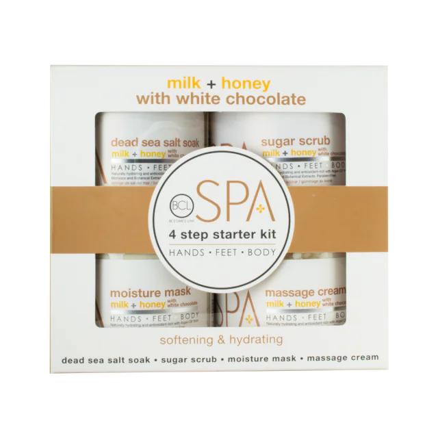 BCL SPA Milk + Honey with White Chocolate 4 Step Starter Kit